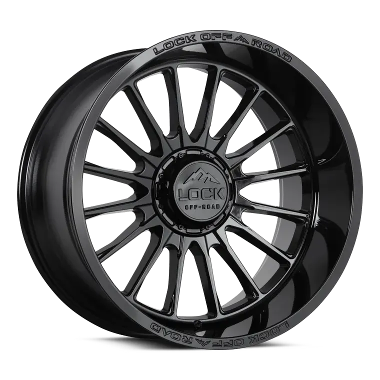 Lock Off-Road Striker wheel in Gloss Black, view 2